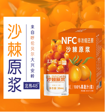 北纬48°沙棘原浆
